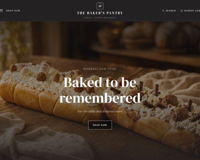 The Baker's Pantry website