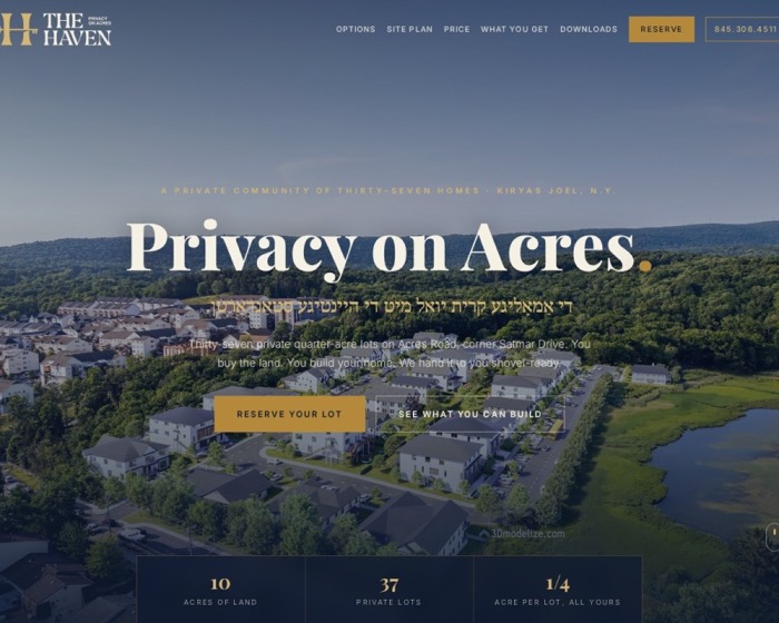 The Haven website
